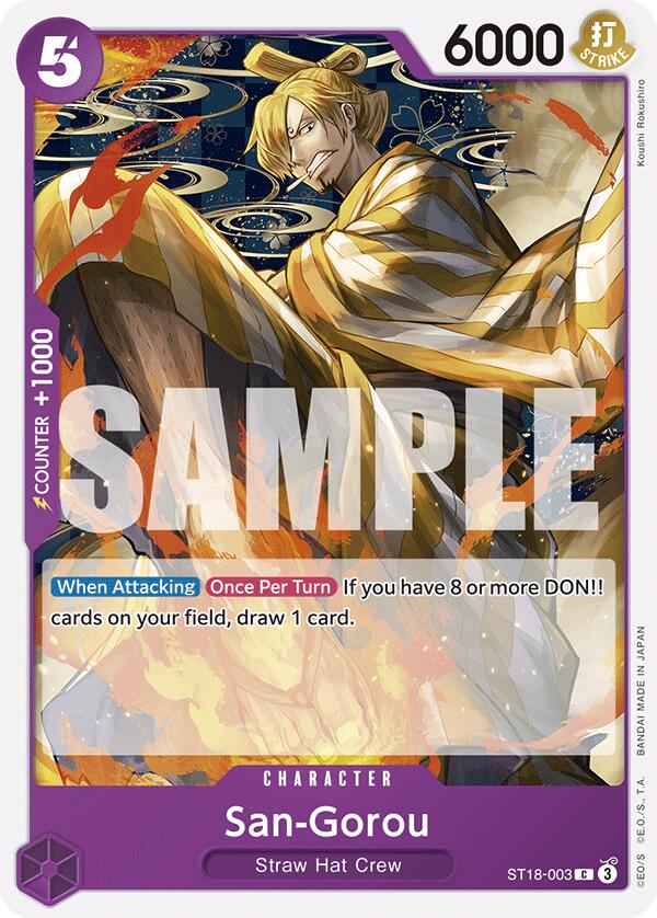 San-Gorou [Starter Deck: PURPLE Monkey.D.Luffy] | Good Games Morley