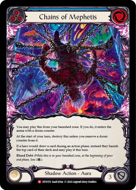 Chains of Mephetis [DTD170] (Dusk Till Dawn)  Rainbow Foil | Good Games Morley