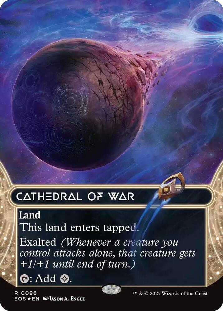 Cathedral of War  96/45 (Edge of Eternities: Stellar Sights)  - Borderless Galaxy Foil | Good Games Morley