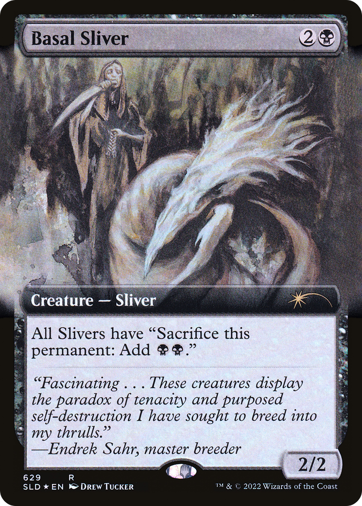 Basal Sliver (Extended Art) [Secret Lair Drop Promos] | Good Games Morley