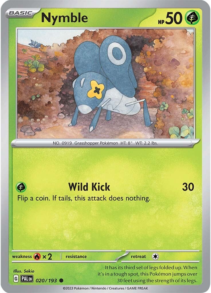 Nymble (020/193) [Scarlet & Violet: Paldea Evolved] | Good Games Morley