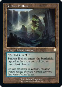 Sunken Hollow Retro Frame 204/40 (Commander: The Brothers' War)  | Good Games Morley