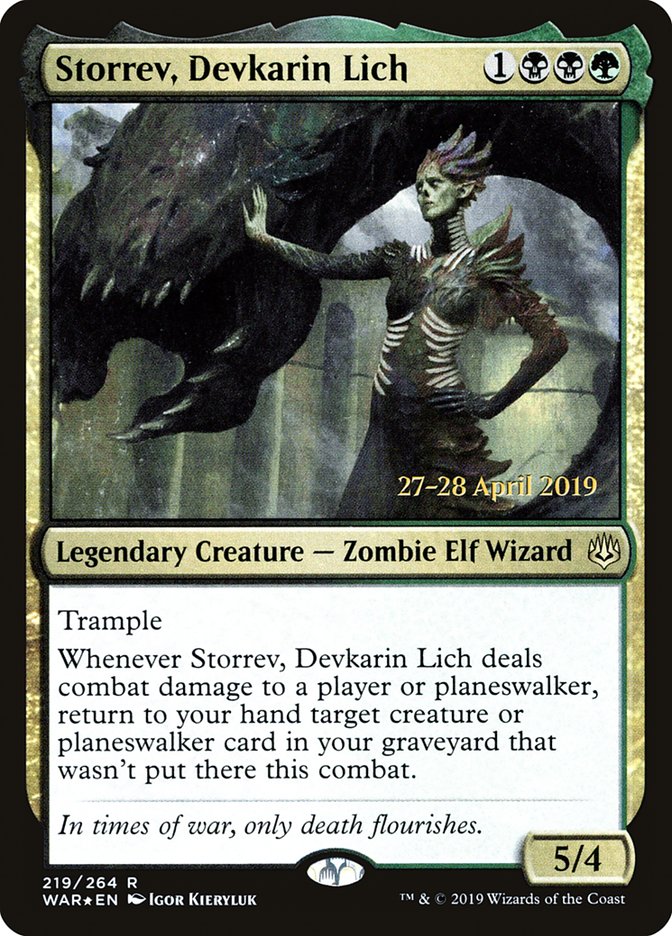 Storrev, Devkarin Lich [War of the Spark Prerelease Promos] | Good Games Morley