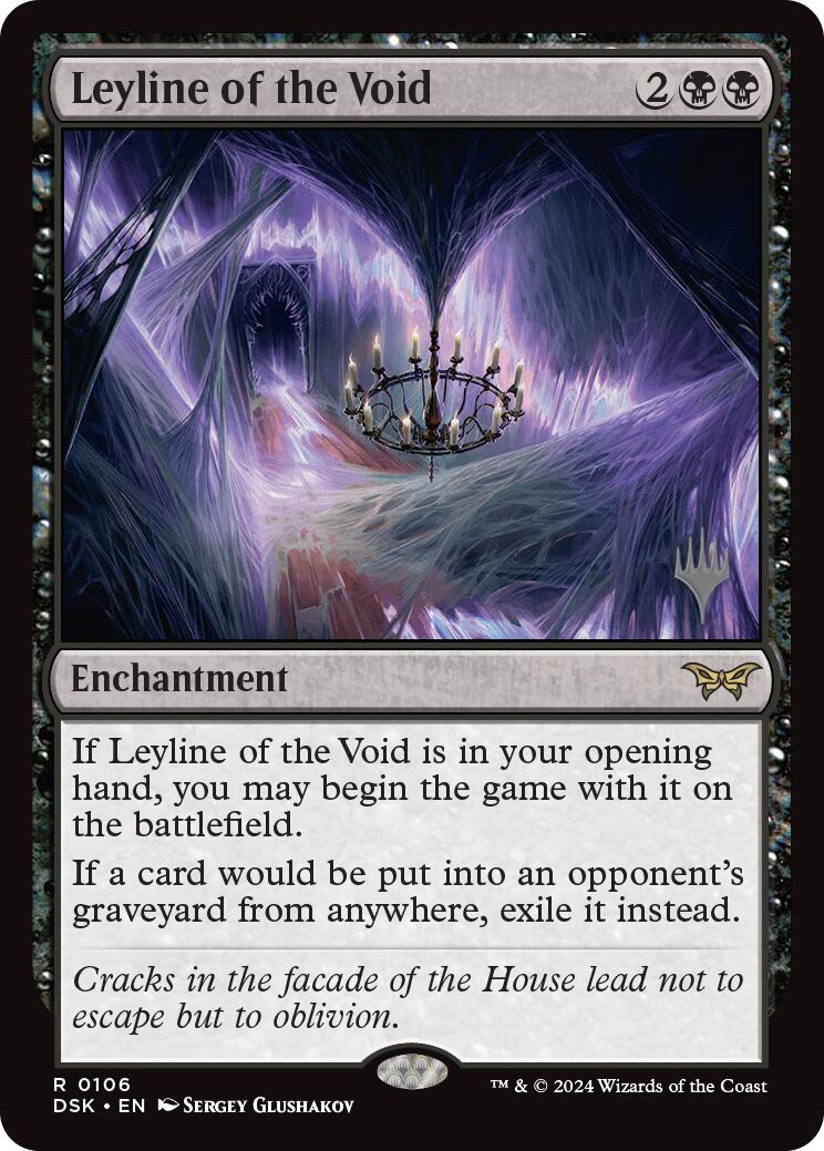 Leyline of the Void (Promo Pack) [Duskmourn: House of Horror Promos] | Good Games Morley