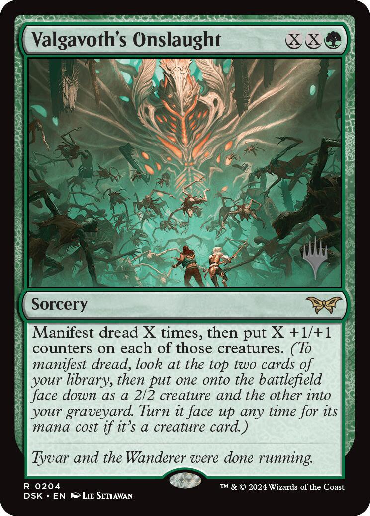 Valgavoth's Onslaught (Promo Pack) [Duskmourn: House of Horror Promos] | Good Games Morley