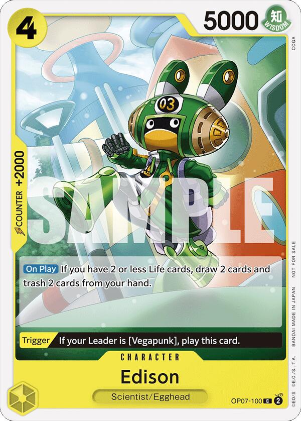 Edison (Tournament Pack 2024 Oct.-Dec.) [One Piece Promotion Cards] | Good Games Morley