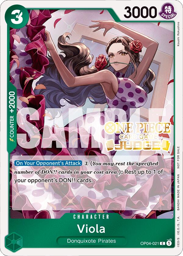 Viola (Judge Pack Vol. 4) [One Piece Promotion Cards] | Good Games Morley
