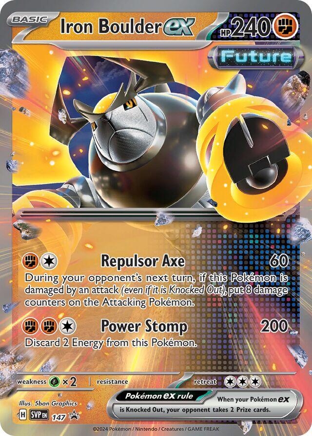 Iron Boulder ex (147) [Scarlet & Violet: Black Star Promos] | Good Games Morley