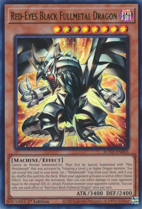 Red-Eyes Black Fullmetal Dragon [ROTA-EN005] Ultra Rare | Good Games Morley