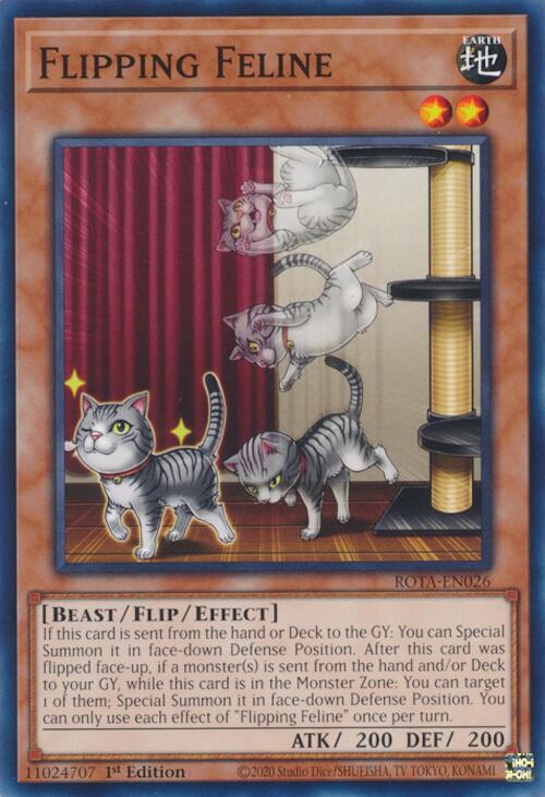 Flipping Feline [ROTA-EN026] Common | Good Games Morley