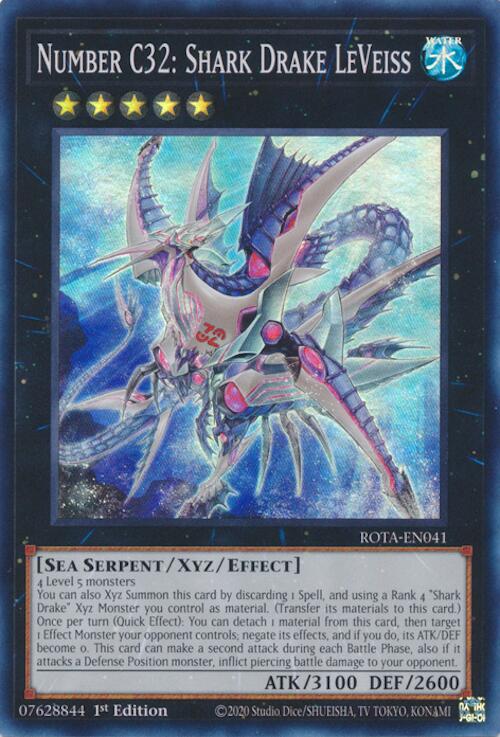 Number C32: Shark Drake LeVeiss [ROTA-EN041] Super Rare | Good Games Morley