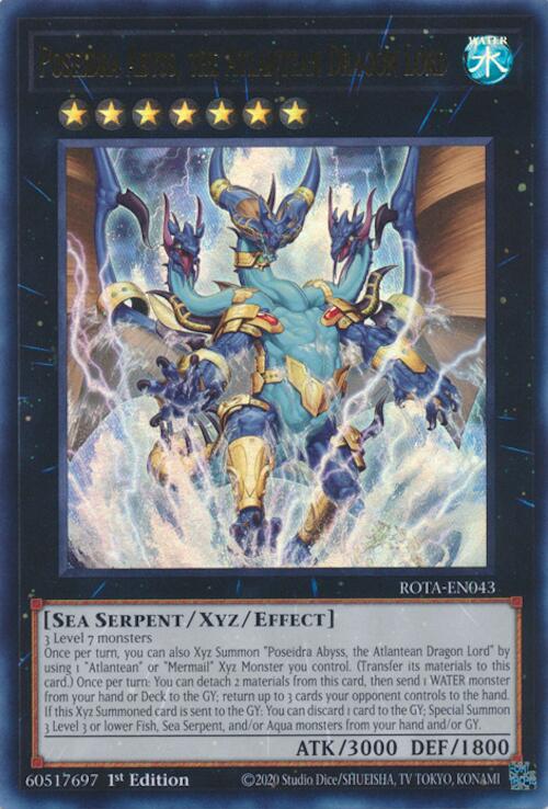 Poseidra Abyss, the Atlantean Dragon Lord [ROTA-EN043] Ultra Rare | Good Games Morley
