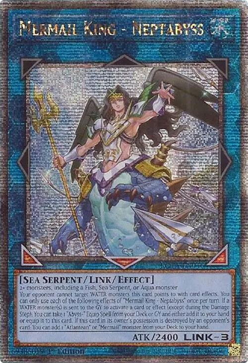 Mermail King - Neptabyss (Quarter Century Secret Rare) [ROTA-EN046] Quarter Century Secret Rare | Good Games Morley