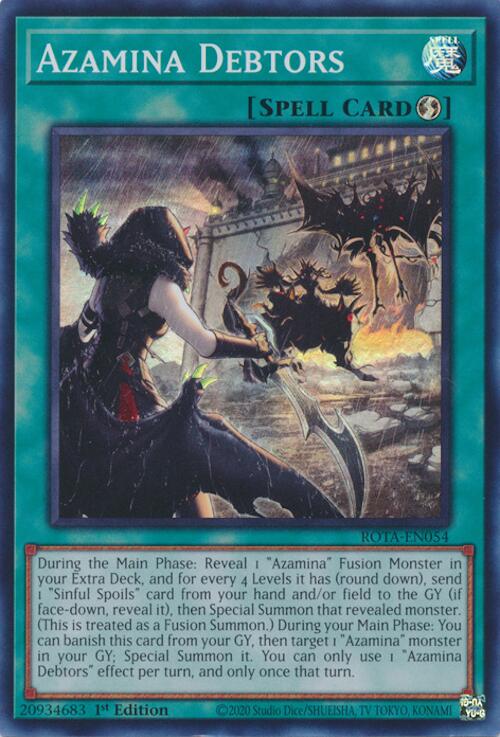 Azamina Debtors [ROTA-EN054] Super Rare | Good Games Morley
