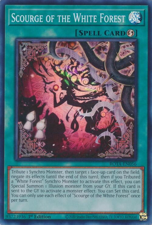 Scourge of the White Forest [ROTA-EN056] Super Rare | Good Games Morley
