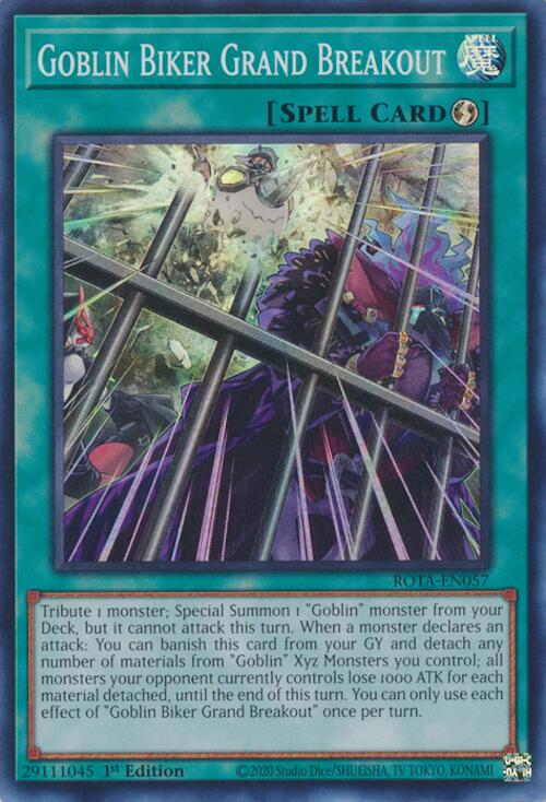 Goblin Biker Grand Breakout [ROTA-EN057] Super Rare | Good Games Morley