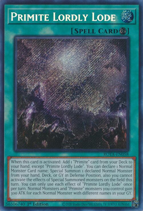 Primite Lordly Lode [ROTA-EN058] Secret Rare | Good Games Morley