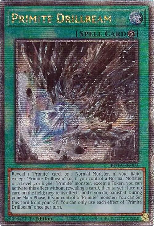 Primite Drillbeam (Quarter Century Secret Rare) [ROTA-EN060] Quarter Century Secret Rare | Good Games Morley