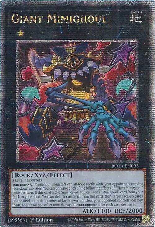 Giant Mimighoul (Quarter Century Secret Rare) [ROTA-EN093] Quarter Century Secret Rare | Good Games Morley