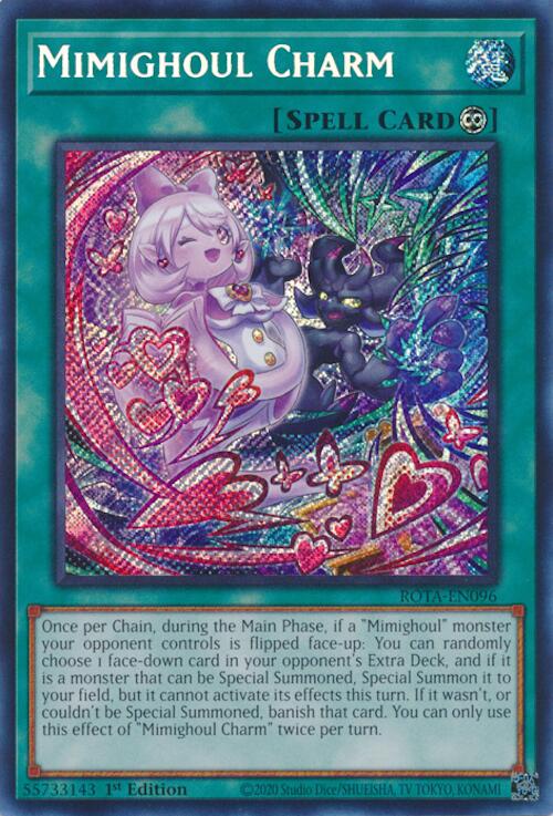 Mimighoul Charm [ROTA-EN096] Secret Rare | Good Games Morley