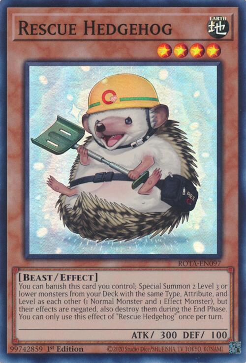 Rescue Hedgehog [ROTA-EN097] Super Rare | Good Games Morley
