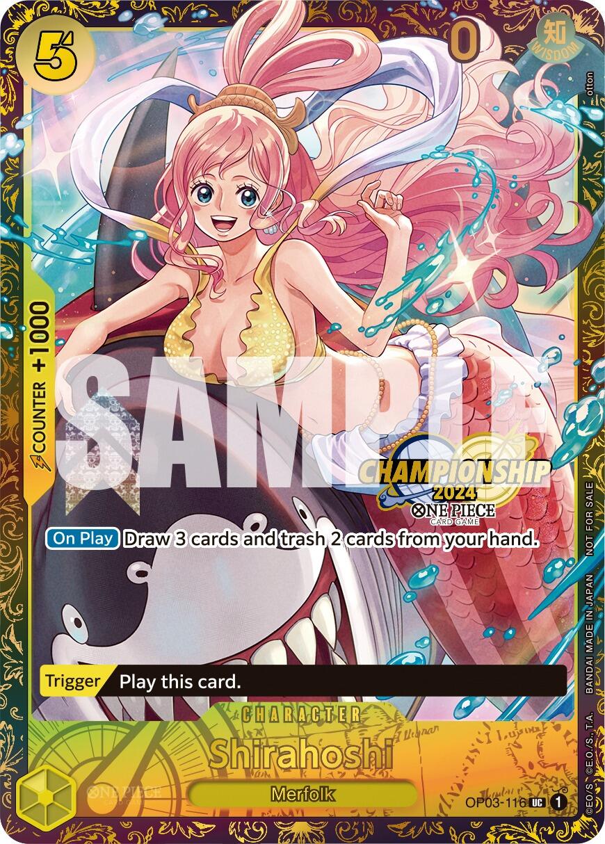 Shirahoshi (October Championship 2024 Online Regional) [One Piece Promotion Cards] | Good Games Morley