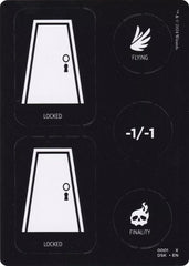 Punch Card Token (1 // 2) [Duskmourn: House of Horror Tokens] | Good Games Morley