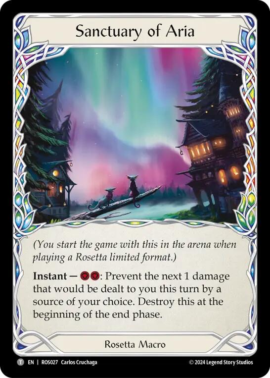 Sanctuary of Aria // Verdance, Thorn of the Rose (Top left) [ROSPZL10] (Rosetta) | Good Games Morley