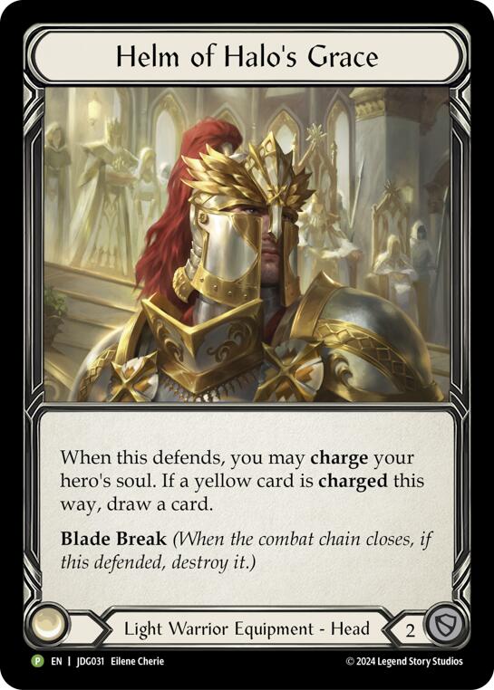 Helm of Halo's Grace [JDG031] (Promo)  Cold Foil | Good Games Morley