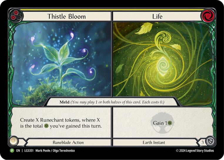 Thistle Bloom // Life [LGS351] (Promo)  Cold Foil | Good Games Morley