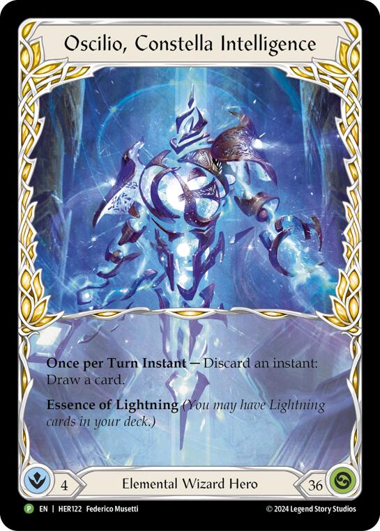 Oscilio, Constella Intelligence [HER122] (Promo)  Rainbow Foil | Good Games Morley