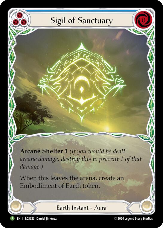 Sigil of Sanctuary (Extended Art) [LGS323] (Promo)  Rainbow Foil | Good Games Morley