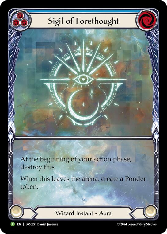 Sigil of Forethought (Extended Art) [LGS327] (Promo)  Rainbow Foil | Good Games Morley