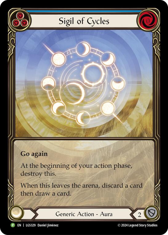 Sigil of Cycles (Extended Art) [LGS329] (Promo)  Rainbow Foil | Good Games Morley