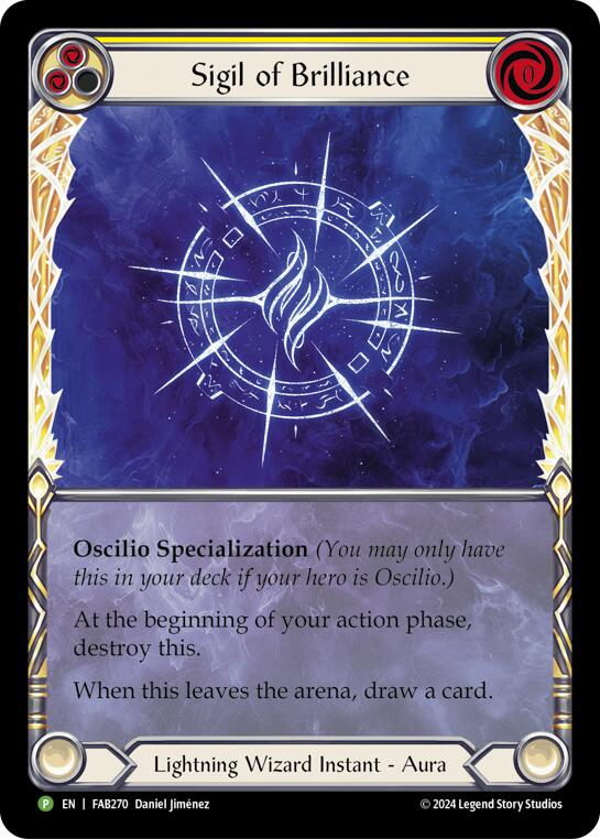 Sigil of Brilliance (Extended Art) [FAB270] (Promo)  Rainbow Foil | Good Games Morley