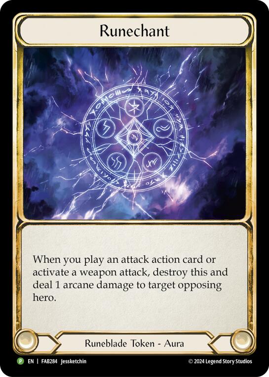 Runechant (Lightning) [FAB284] (Promo)  Cold Foil | Good Games Morley