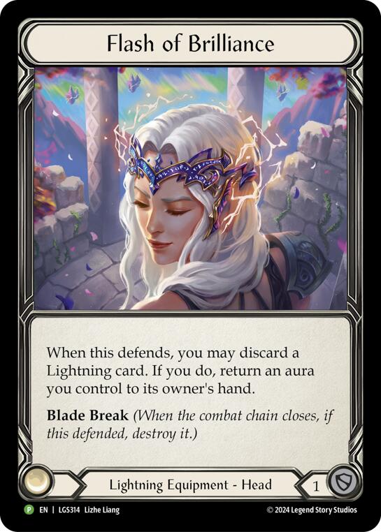 Flash of Brilliance [LGS314] (Promo)  Rainbow Foil | Good Games Morley