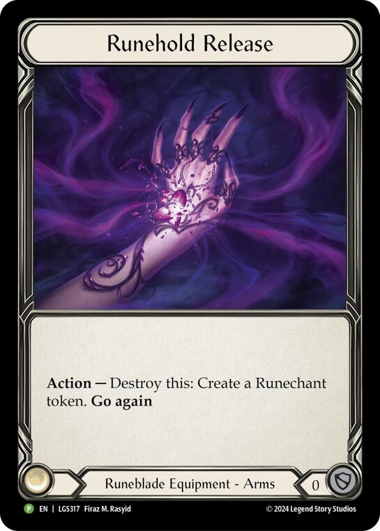 Runehold Release [LGS317] (Promo)  Rainbow Foil | Good Games Morley