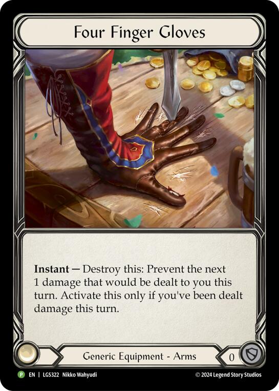 Four Finger Glove - LGS322 [LGS322] (Promo)  Rainbow Foil | Good Games Morley