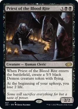 Priest of the Blood Rite 457 (Jumpstart 2022)  | Good Games Morley