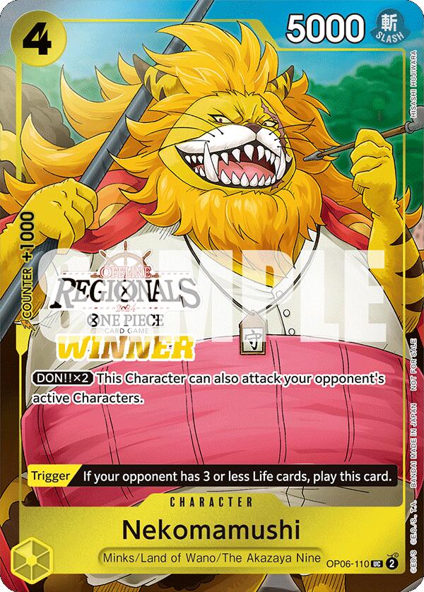 Nekomamushi (Offline Regional 2024 Vol. 3) [Winner] [One Piece Promotion Cards] | Good Games Morley