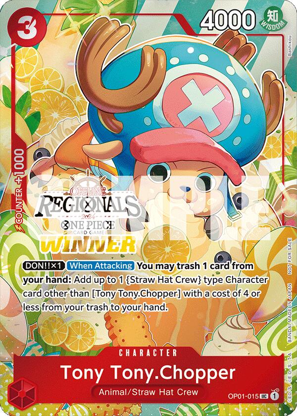 Tony Tony.Chopper (Offline Regional 2024 Vol. 3) [Winner] [One Piece Promotion Cards] | Good Games Morley