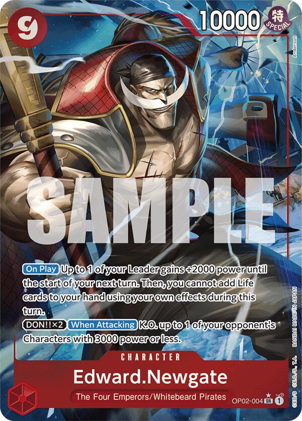 Edward.Newgate (OP02-004) (Alternate Art) [Premium Booster -The Best-] | Good Games Morley