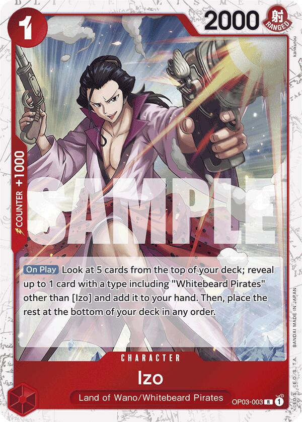 Izo (OP03-003) (Jolly Roger Foil) [Premium Booster -The Best-] | Good Games Morley