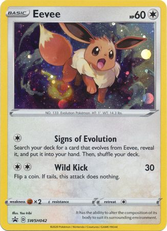 Eevee (SWSH042) [Sword & Shield: Black Star Promos] | Good Games Morley