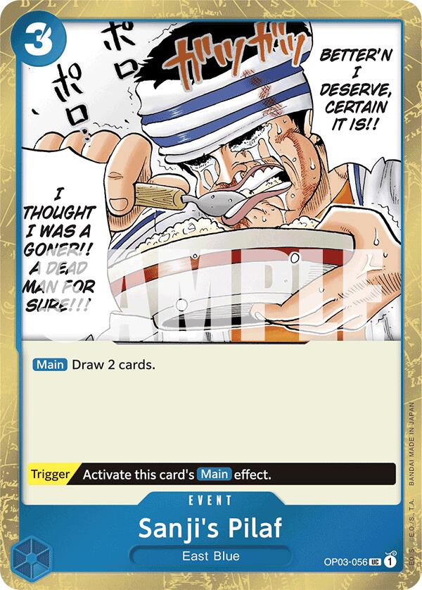 Sanji's Pilaf (Jolly Roger Foil) [Premium Booster -The Best-] | Good Games Morley
