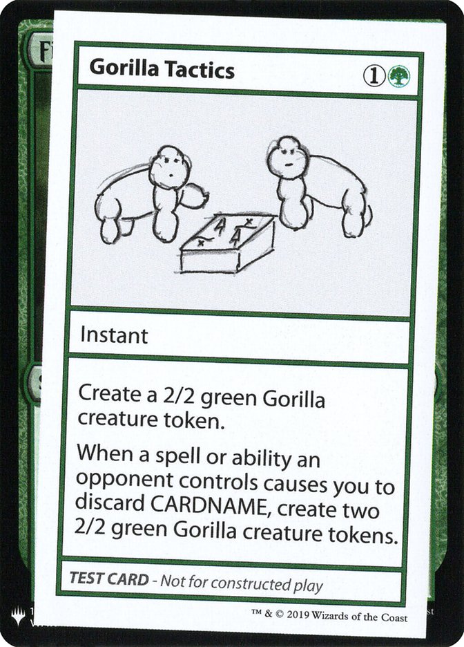 Gorilla Tactics [Mystery Booster Playtest Cards] | Good Games Morley