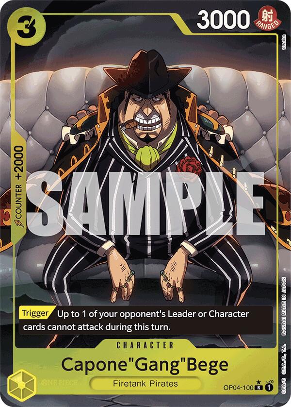 Capone"Gang"Bege (OP04-100) (Alternate Art) [Premium Booster -The Best-] | Good Games Morley