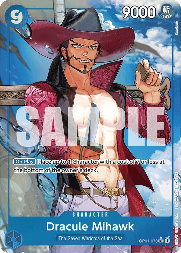 Dracule Mihawk (OP01-070) (Alternate Art) [Premium Booster -The Best-] | Good Games Morley