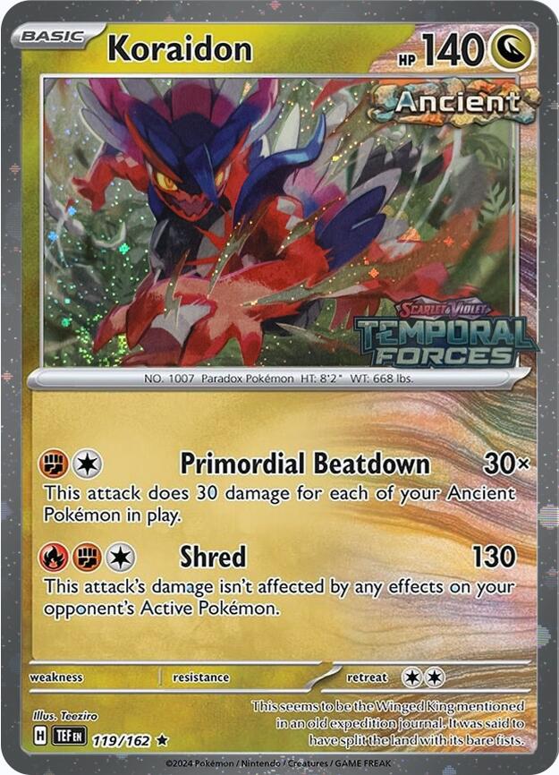 Koraidon (119/162) (European Promo) [Miscellaneous Cards] | Good Games Morley